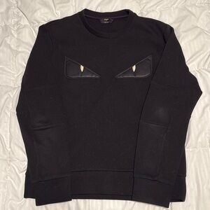 Black Fendi “Eyes” Sweater